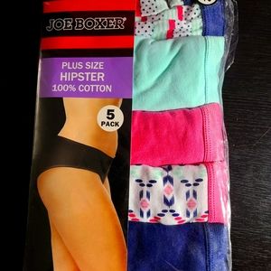 Joe Boxer Plus Size Hipster Panties